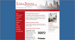 Desktop Screenshot of lisasousa.com